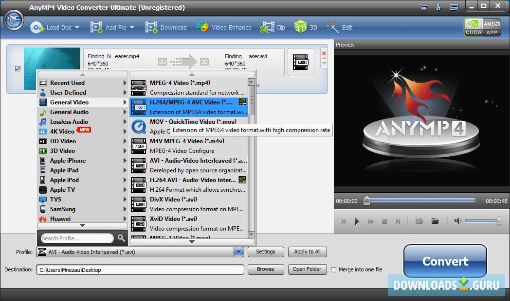 anymp4 video converter ultimate 6.3.6