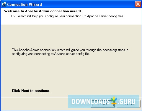 Connection wizard