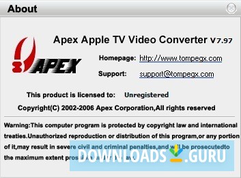 Apex Apple TV Video Converter