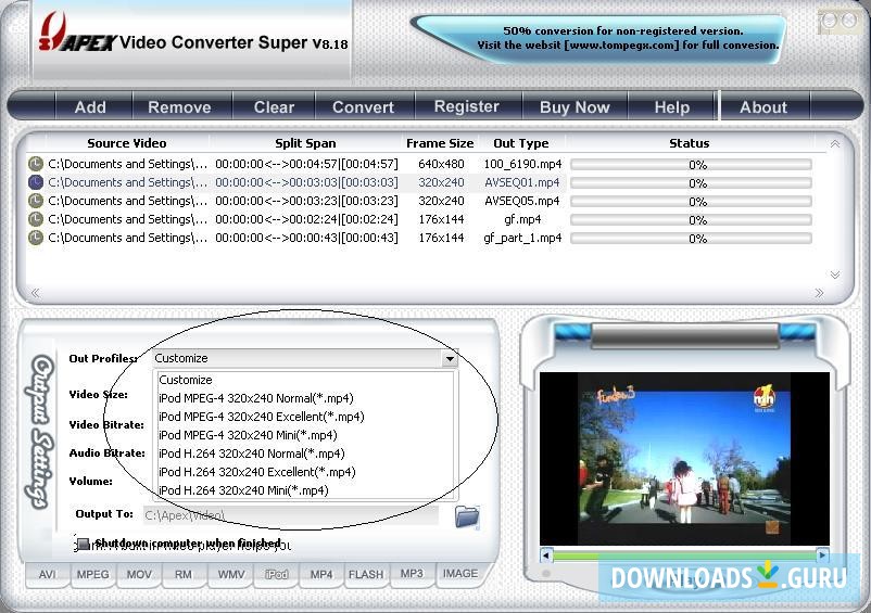 Apex Video Converter Super