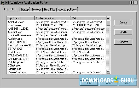 Application Paths 2000