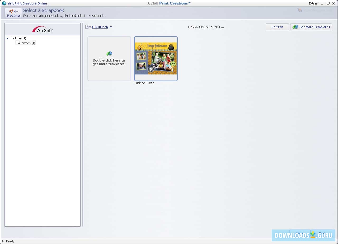 ArcSoft Print Creations - ScrapBook