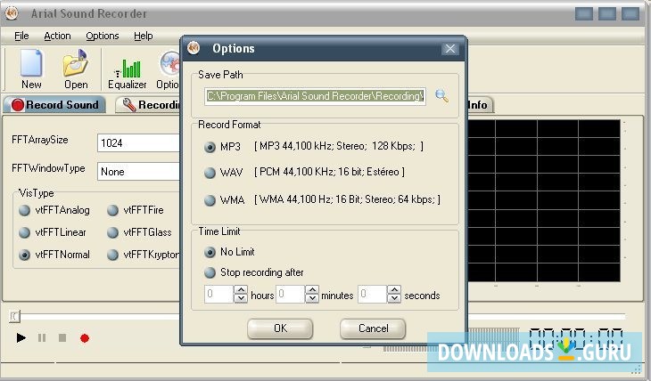 Arial Sound Recorder