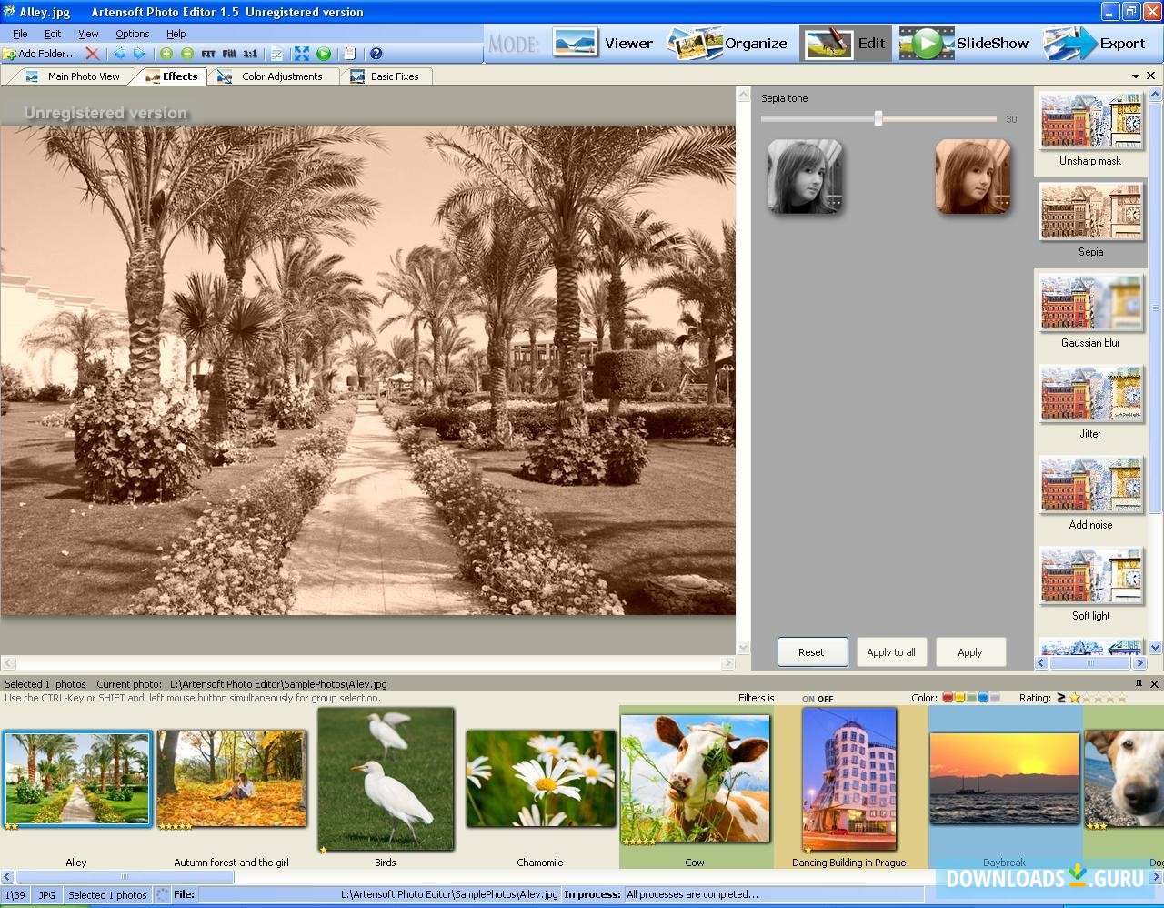 Artensoft Photo Editor