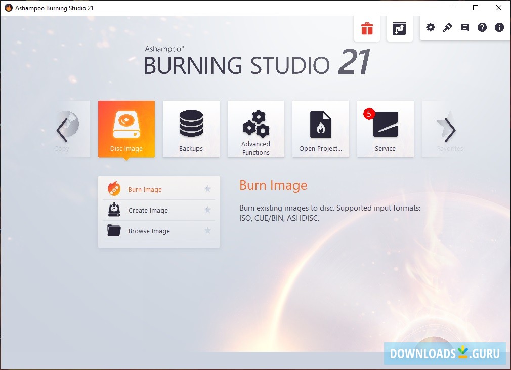 ashampoo burning studio free windows 7