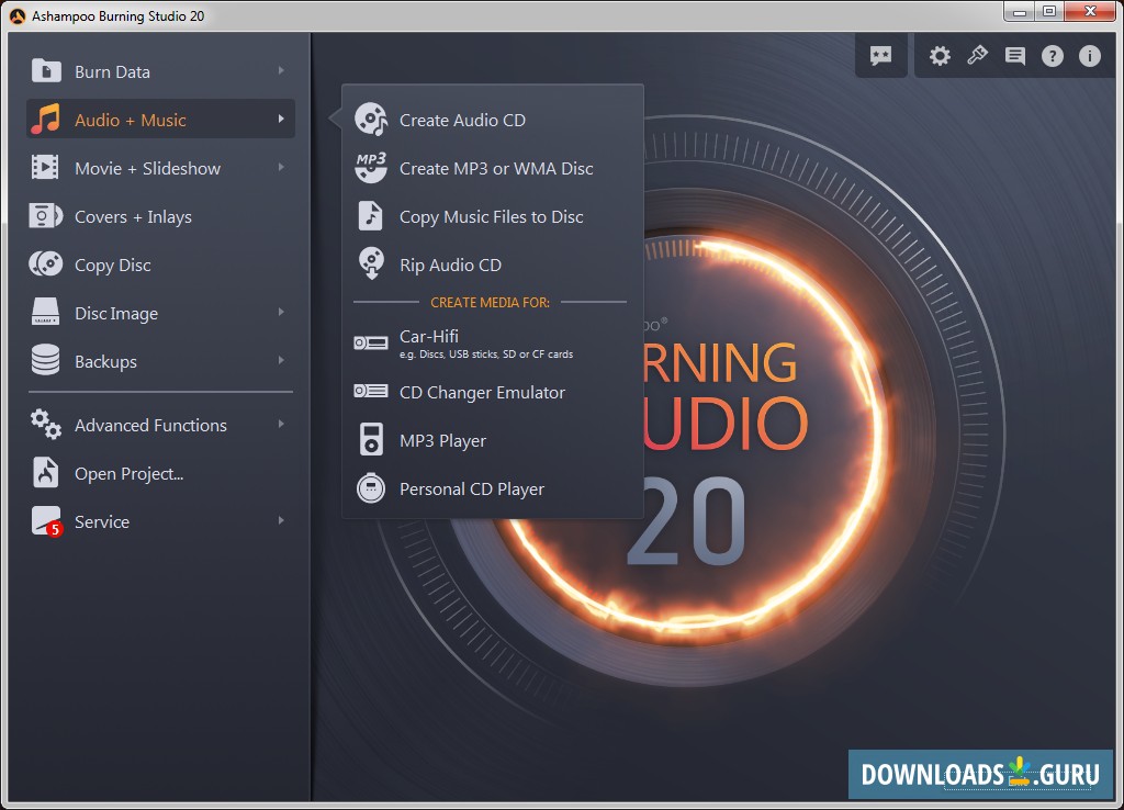 download ashampoo burning studio free windows 10