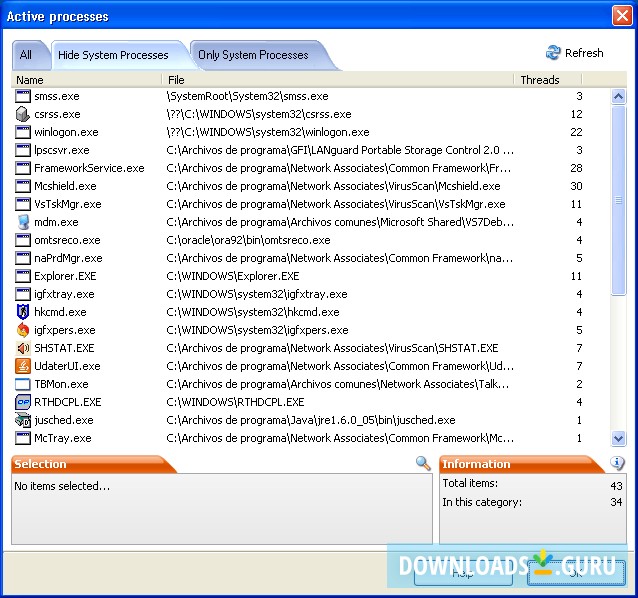 Active Hide System Processes