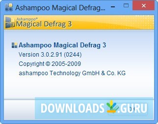 Ashampoo Magical Defrag