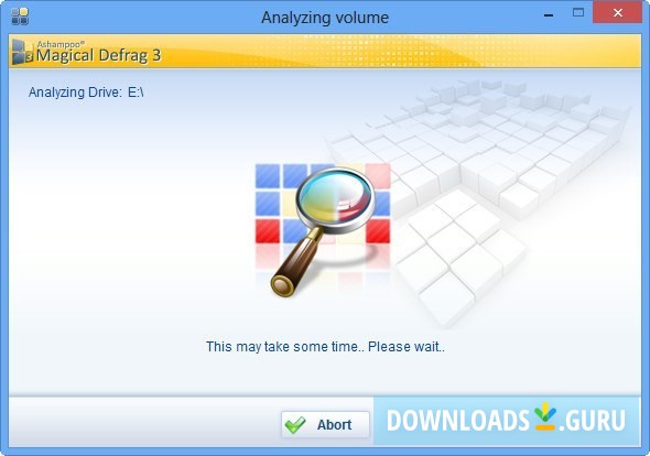 Drive Analyzis Window