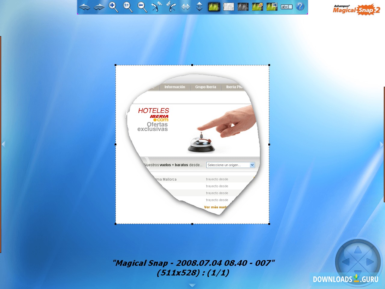 Free-Style Region Capture