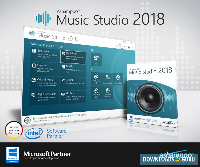 for windows download Ashampoo Music Studio 10.0.2.2