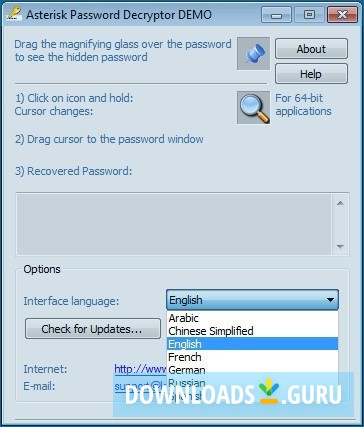 Asterisk Password Decryptor