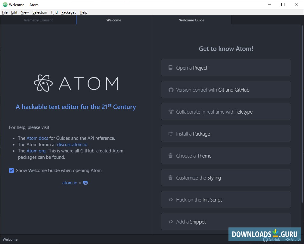 Atom не устанавливается на windows 10