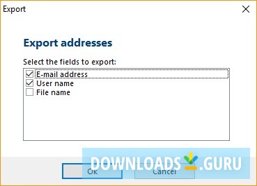 Export Options