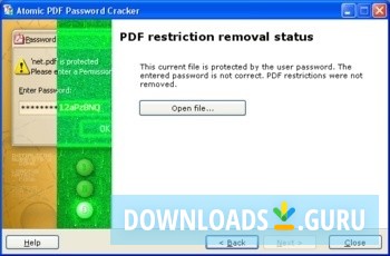 Resulting file without restriction