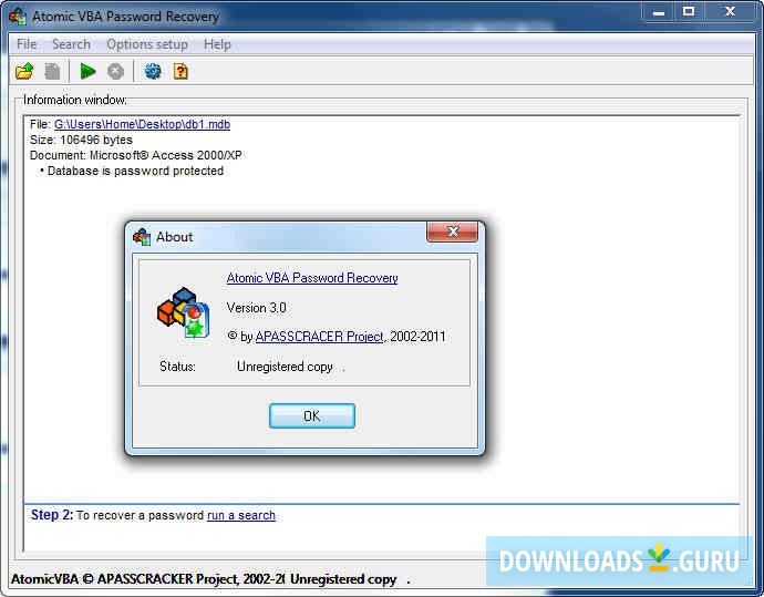 Atomic VBA Password Recovery