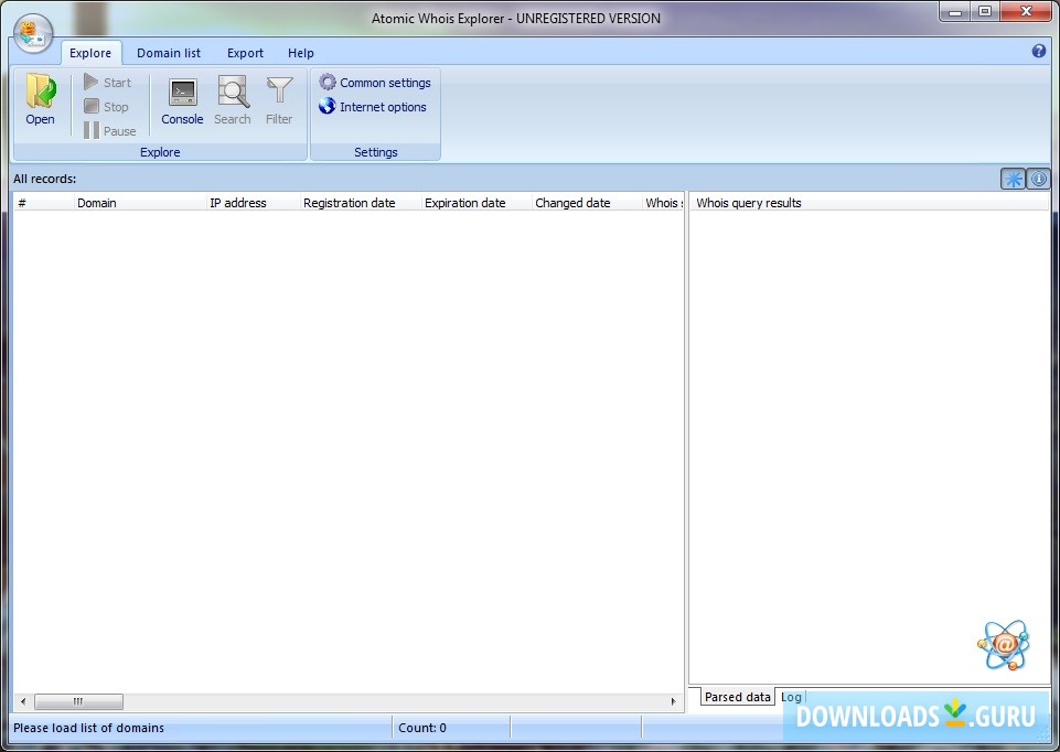Atomic Whois Explorer