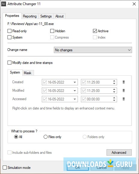 Attribute Changer
