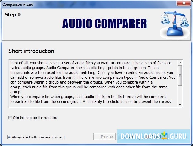 Audio Comparer