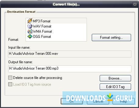 Select Input Files