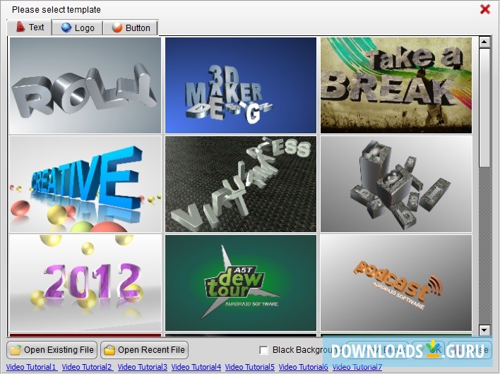 Aurora 3D Text & Logo Maker