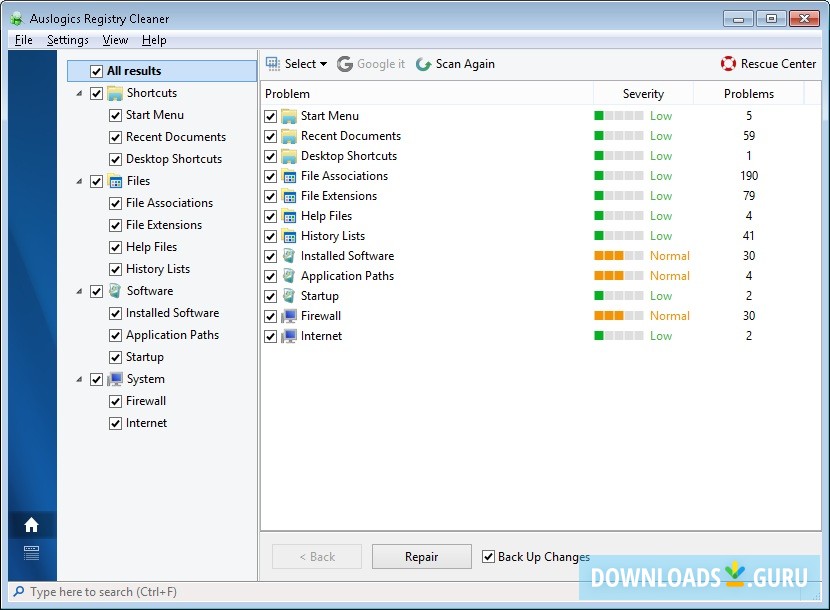 download Auslogics Registry Cleaner Pro 10.0.0.3 free