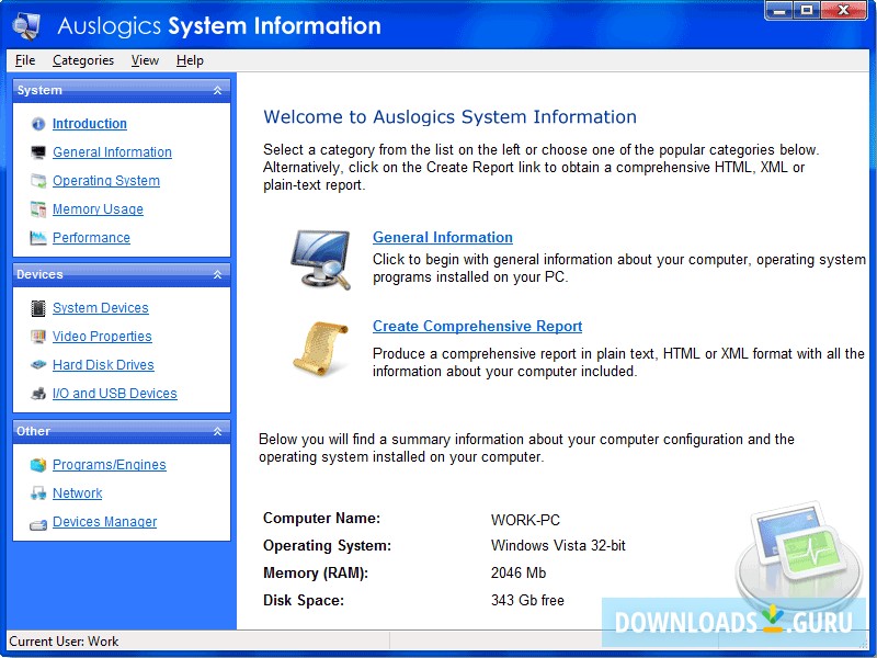 AusLogics System Information
