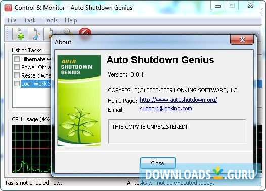 Auto Shutdown Genius