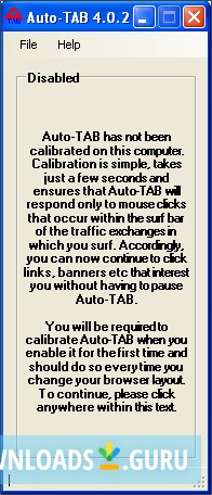 Initial Warning Window