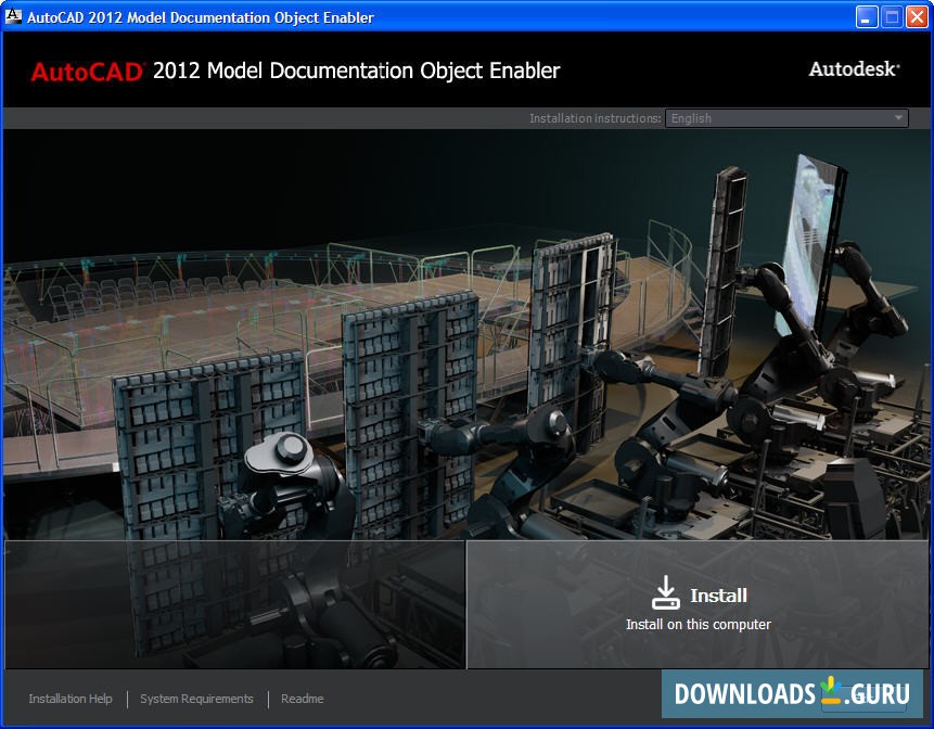 AutoCAD 2012 Model Documentation Object Enabler