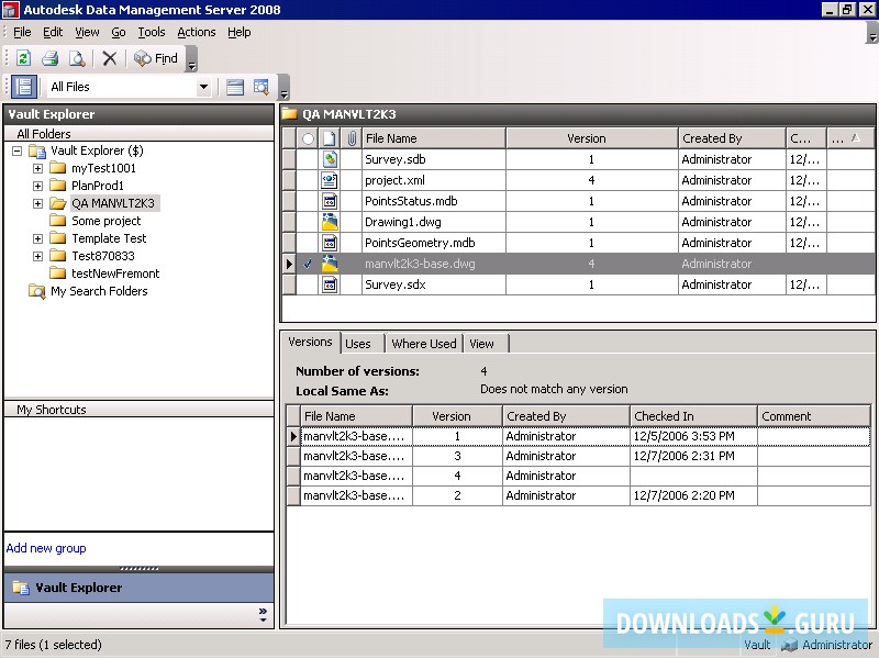 Autodesk Data Management Server 2008