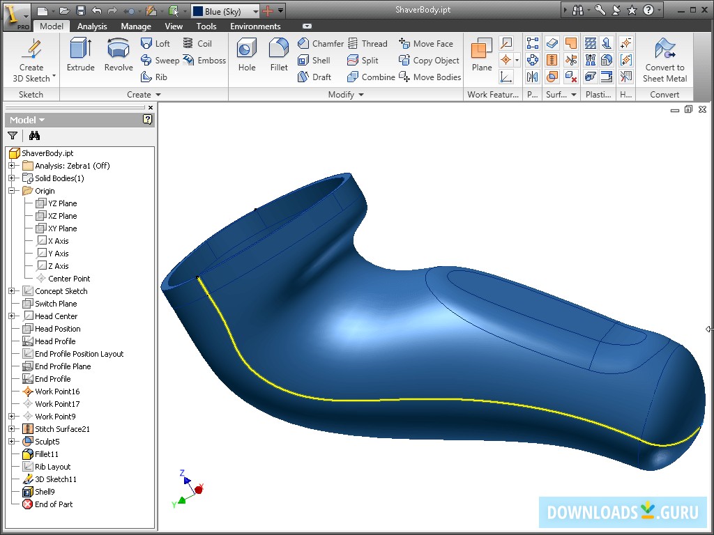 Pro modeling. Autodesk Inventor Autodesk alias. Модели Инвентор аутодеск шлем. Поверхности Инвентор. Авдеск инвертор рельеф поверхности.