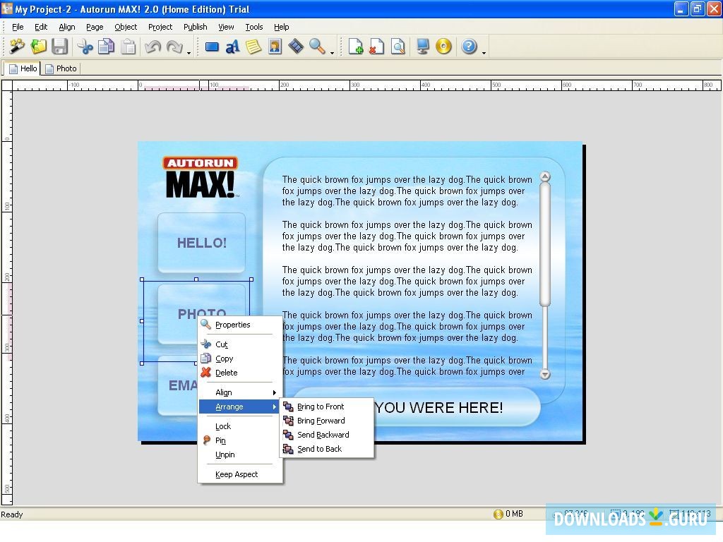 Digital postcard creation