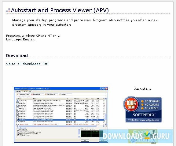 Autostart and Process Viewer