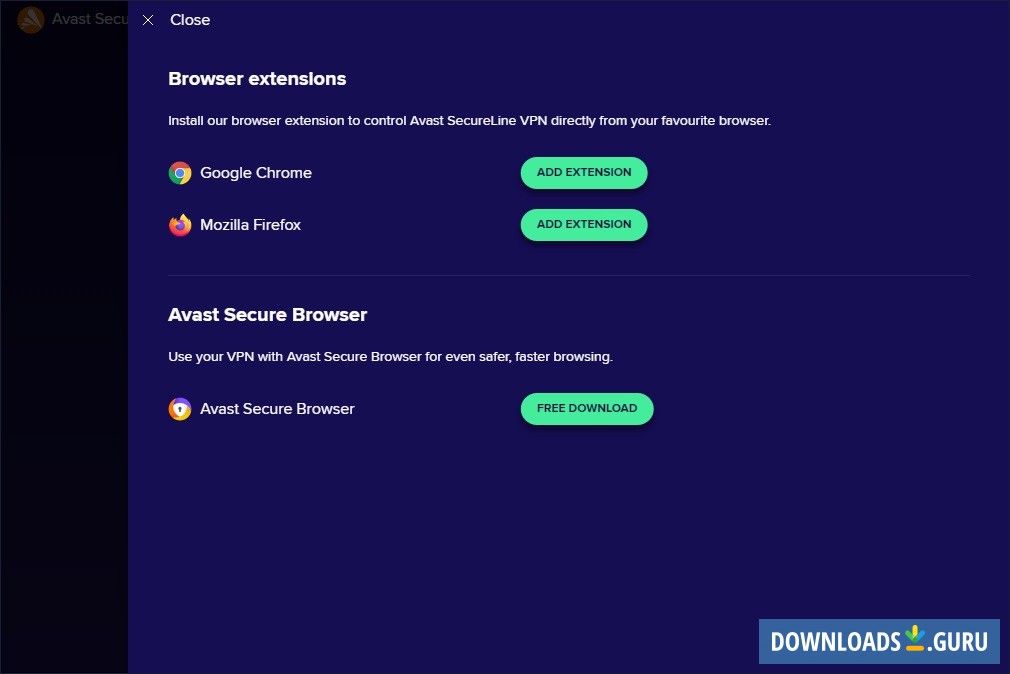 Avast SecureLine VPN