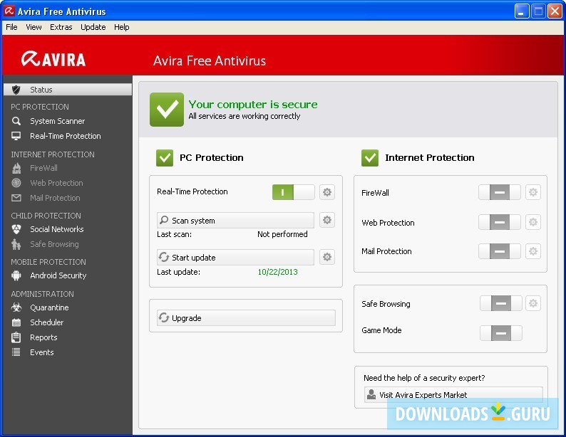 Download Avira Free Antivirus for Windows 10 8 7 Latest 