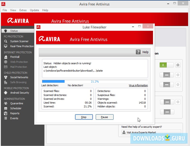  Download Avira Free Antivirus for Windows 10 8 7 Latest 