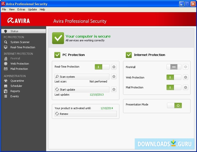 Avira Professional Security