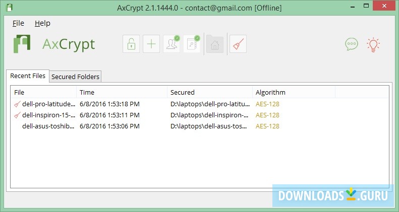 axcrypt rtroubleshooting