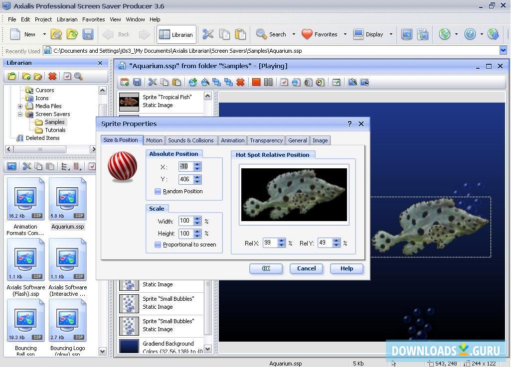 Axialis Professional Screen Saver Producer