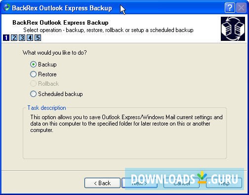 runasxp outlook express for windows 10