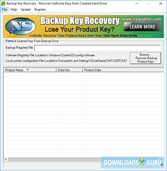 Backup Key Recovery