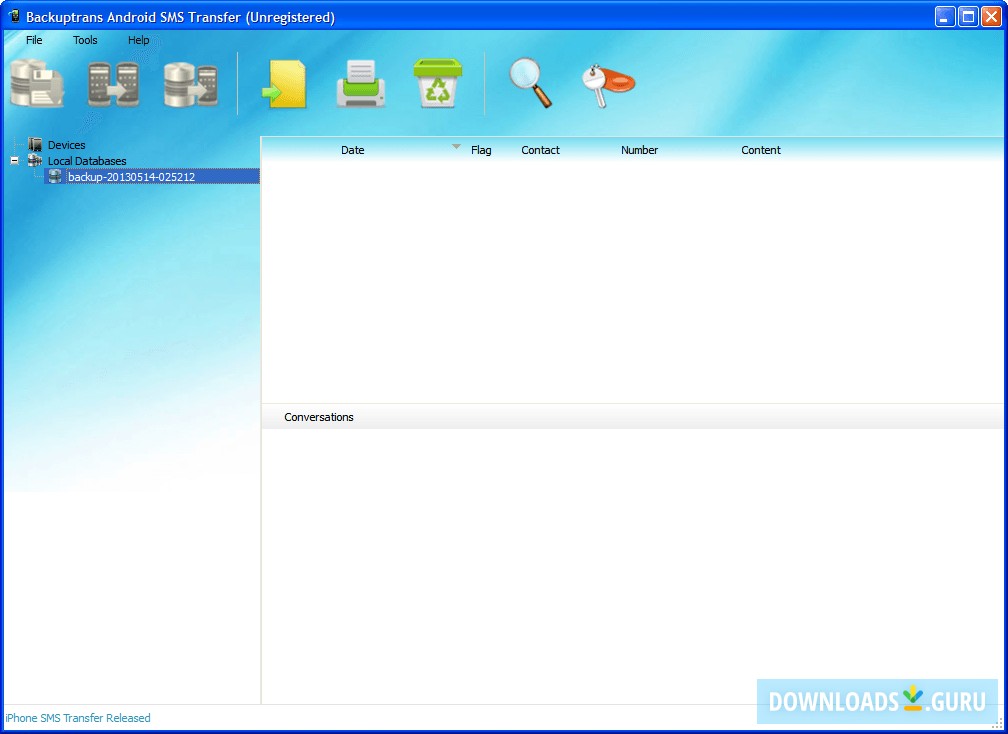 Backuptrans Android SMS Transfer