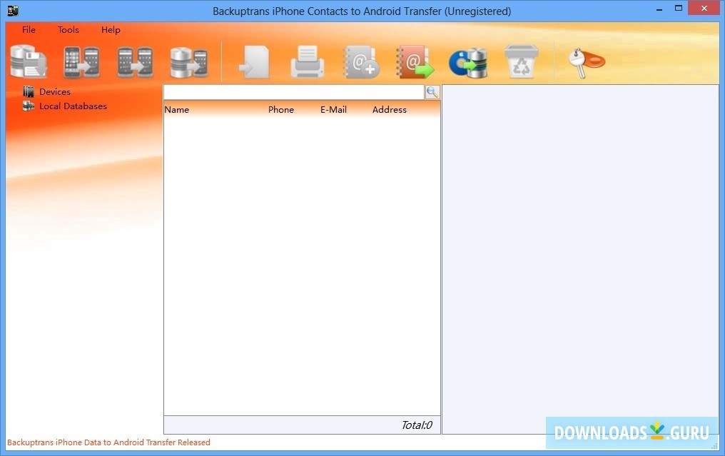 Backuptrans iPhone Contacts to Android Transfer