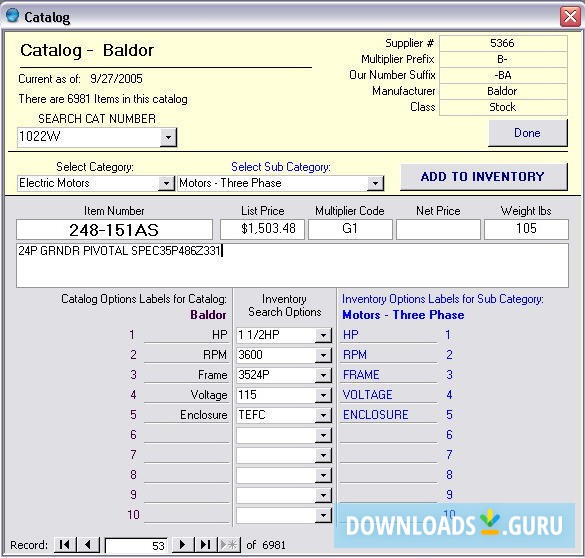 Baldor Electronic Catalog