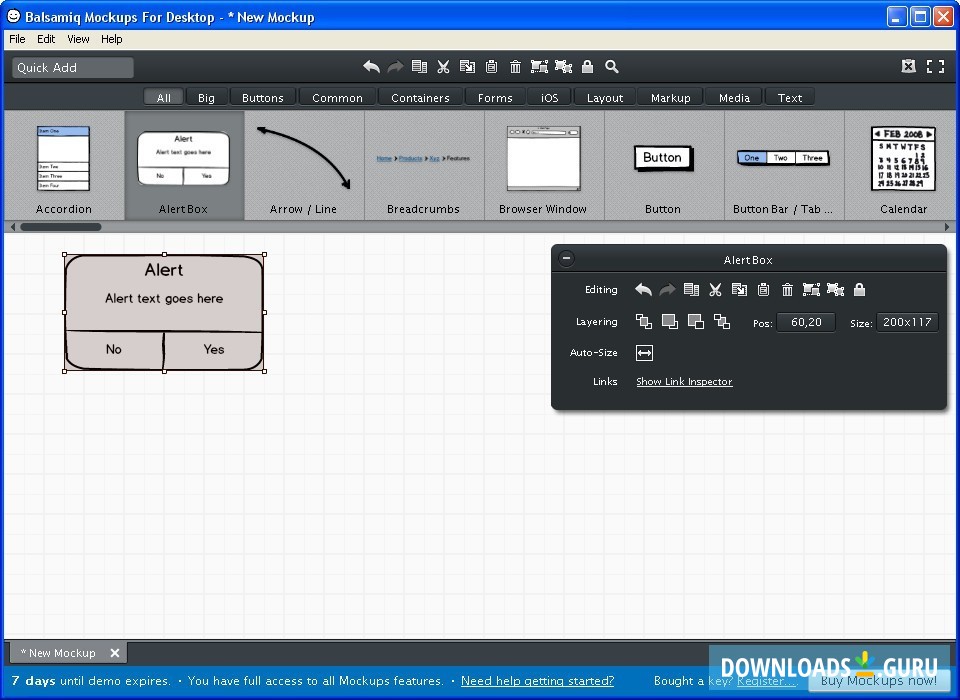 Download Balsamiq Mockups For Desktop for Windows 10/8/7 (Latest version 2019) - Downloads Guru