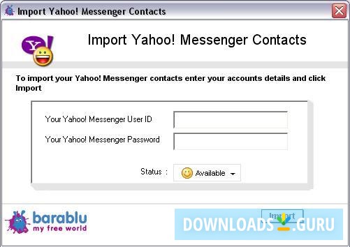 Importing Yahoo Contacts
