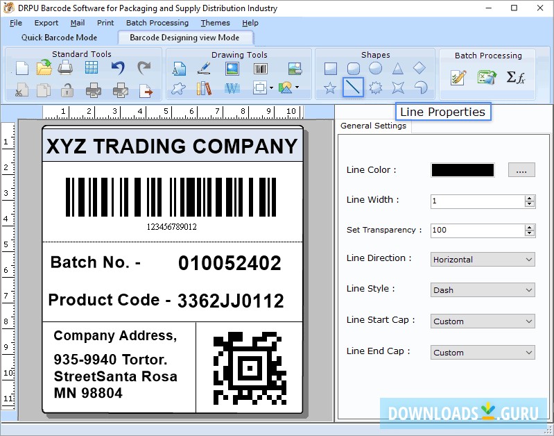 Barcode Generator for Distribution Industry
