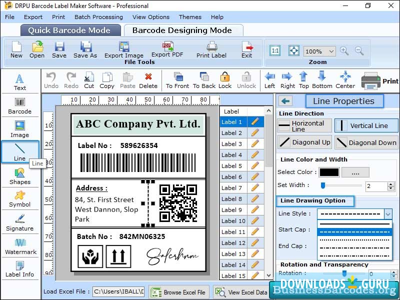 Barcode Label Maker Software