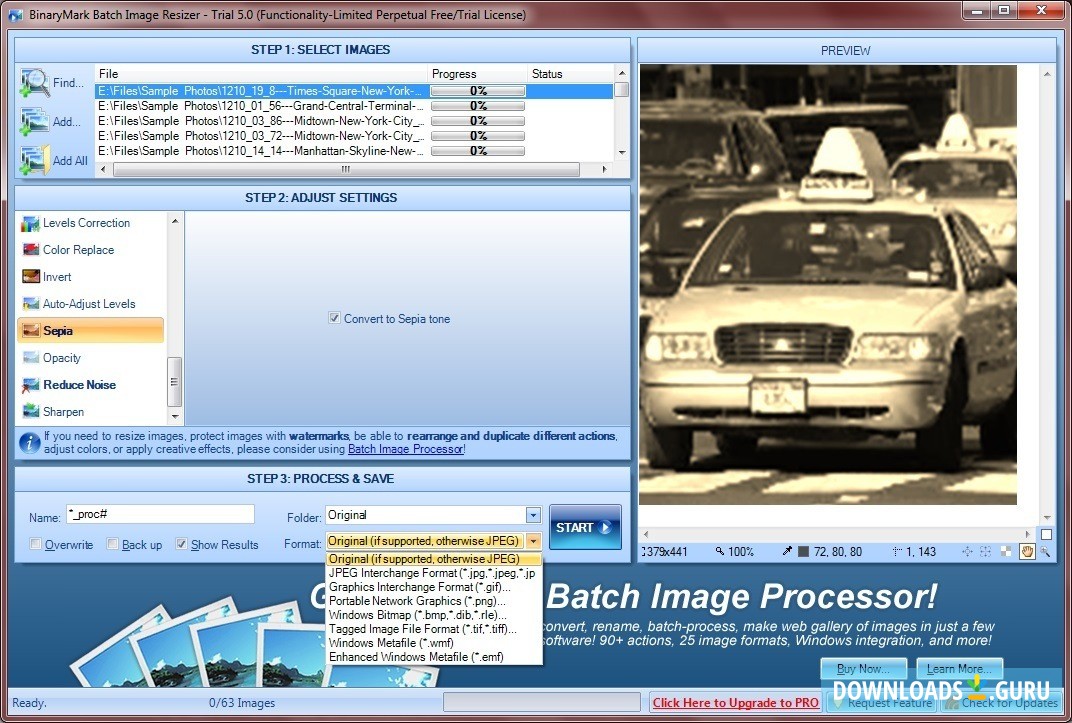 batch image resizer photoshop 7